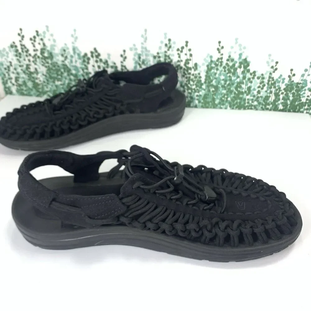 Keen Women’s Black Waterproof Hiking Nature Enclosed Sandals Size 39.5 EU/9 US